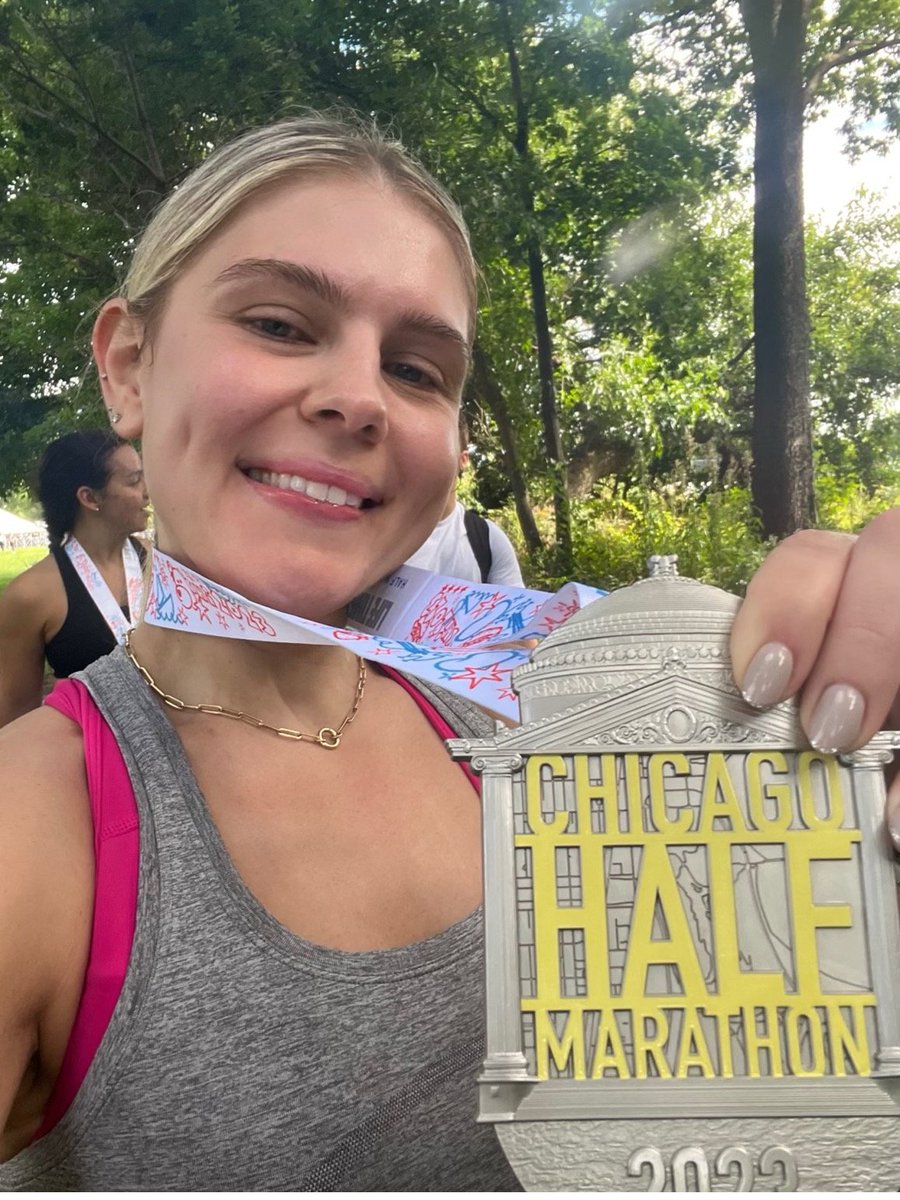 Congratulations to our very own <a href="/MrsMetovic/">Mrs. Metovic</a> on the completion of the Chicago Half Marathon today. So proud of you.
#hereatlincoln
#d69
#lincolnspartans