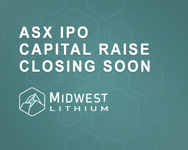 midwestlithium's tweet image. Midwest #Lithium&apos;s #IPO capital raise has been strongly supported by US and EUR institutions!
While we work on payment and settlement with cornerstone institutions, we have decided to keep the raise open at least until 29 September 2023.

How to apply --&amp;gt; midwestlithium.com/wp-content/upl…