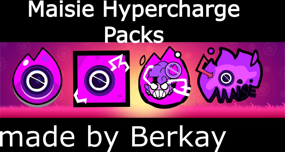 Maisie Hypercharge Packs
#BrawlStarsArt #BrawlStarsConcept #BrawlArt #BrawlStars #brawlstarsidea #HyperCharge #HyperchargeConcept #BrawlTalk #MaisieBrawlStars