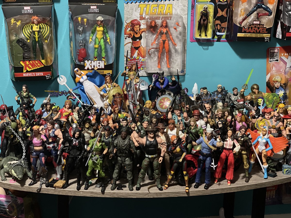 I just love this collection #hasbro #mattel #gijoeclassifiedseries #gijoetoys  #marvellegends #actionfigurephoto #actionfigurecollector #mastersoftheuniverse #masterverse #motu #indianajones