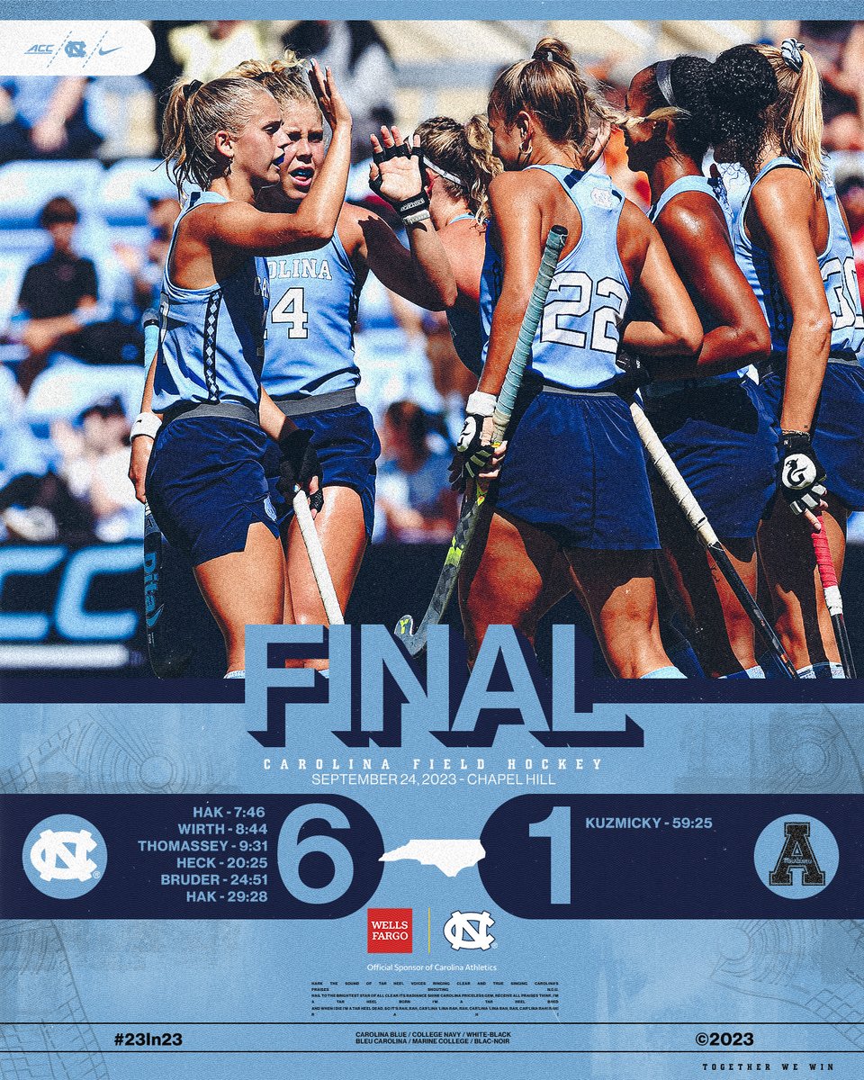 Home-turf DUB 👏

#GoHeels | <a href="/WellsFargo/">Wells Fargo</a>