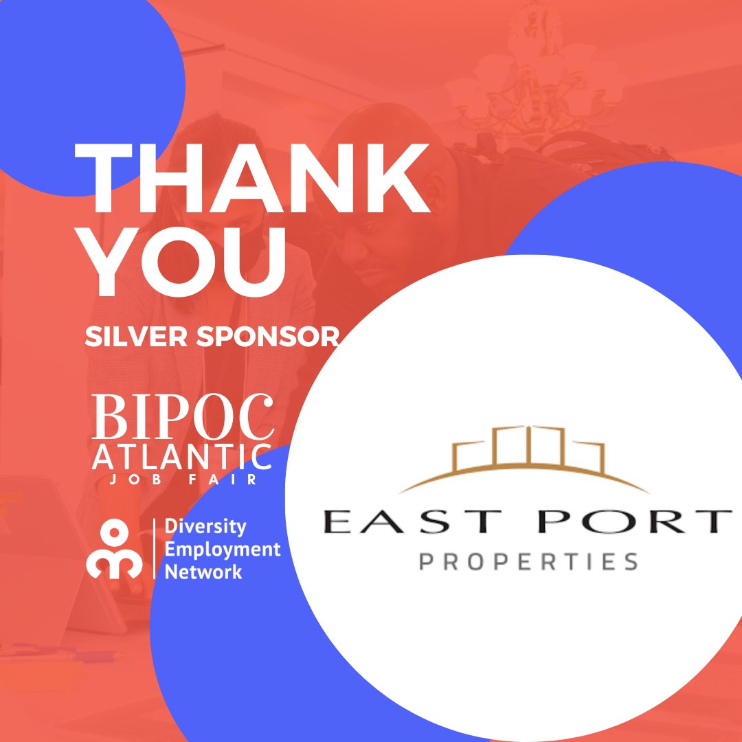 diversityns's tweet photo. Sponsor shout out!  Extending much gratitude to our latest Silver level sponsors.  

Thank you @East Port Properties Ltd

@East Port Properties Ltd for your support. #diversity #JobFair #hiring #employment #JobSeekers #dei #BIPOC #leadership #sponsorship #CommunityInvestment https://t.co/onXMxnhpfC