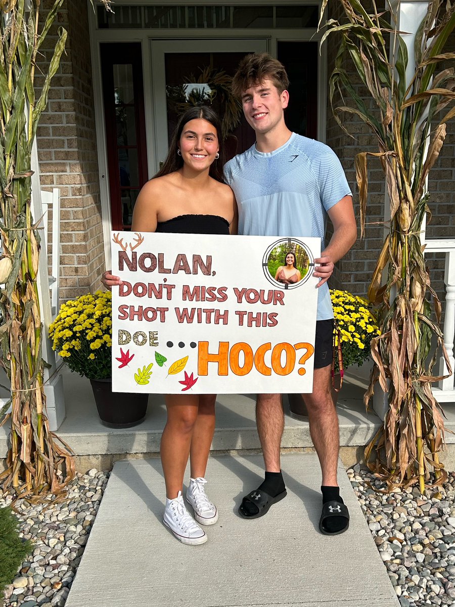 My incredible and confident daughter, @GiannaGCollier, asked her college boyfriend to her senior high school homecoming (Nolan said, “Yes”). As a dad, it’s great to celebrate her happiness.