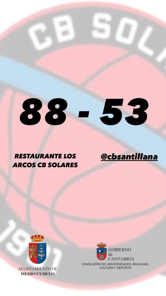 CBSolares's tweet photo. 🏀| FINAL DE PARTIDO https://t.co/DoMeyiXVfk