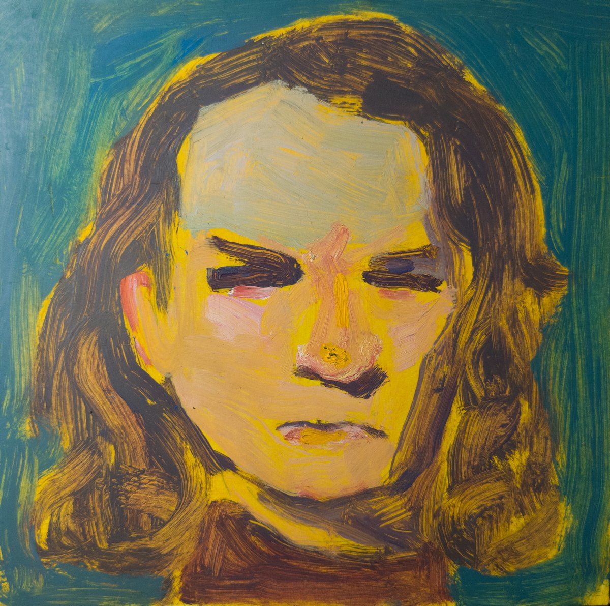 Daniel_Belciug's tweet photo. Quick study for a self portrait, oil on paper. https://t.co/B7uiKfNR9y