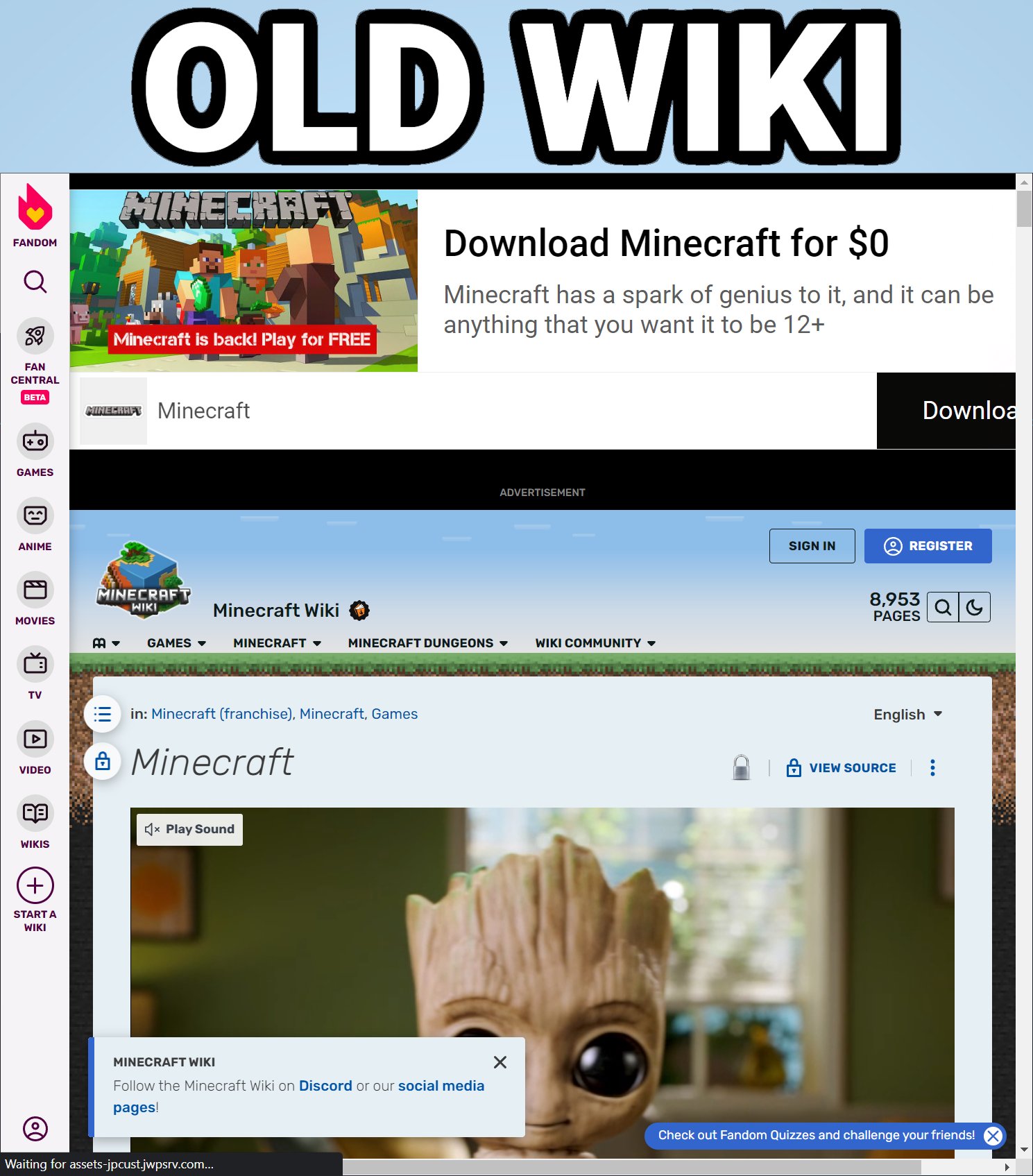 Old – Minecraft Wiki