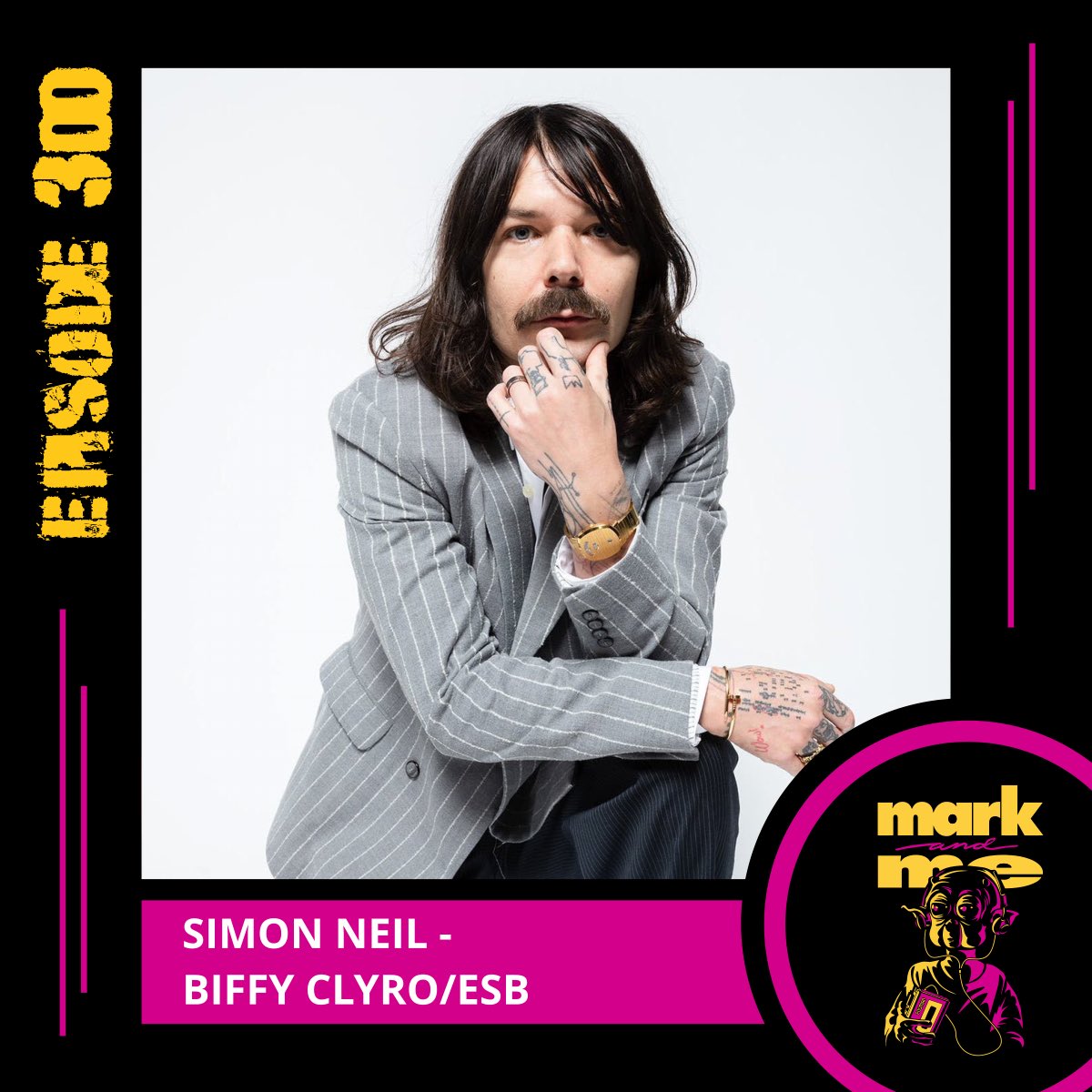 Episode 300 is out now. 

I’m joined by my #1 dream guest, Simon Neil from <a href="/BiffyClyro/">Biffy Clyro</a> &amp; <a href="/ESB666_/">Empire State Bastard</a> 

There aren’t words that describe how much this means to me. 

I hope you all enjoy my dream that came true ❤️