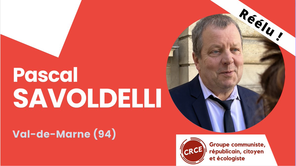 Félicitations à notre camarade <a href="/PSavoldelli94/">Pascal Savoldelli</a> réélu dans le <a href="/valdemarne_94/">Val-de-Marne</a> !