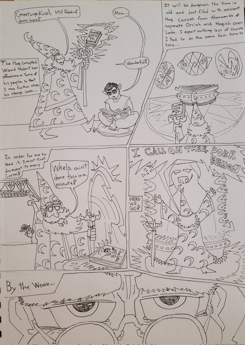 Mrwizeerd's tweet image. Ballzack&apos;s chronicle&apos;s: The Hog Saga (pages 1-4)