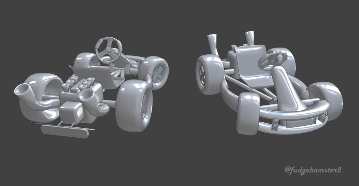 Fudgehamster2_'s tweet photo. Opinions on this Go-Kart model for an upcoming game 🚗

#RobloxDev #ROBLOX #Blender https://t.co/uiQBtw057B