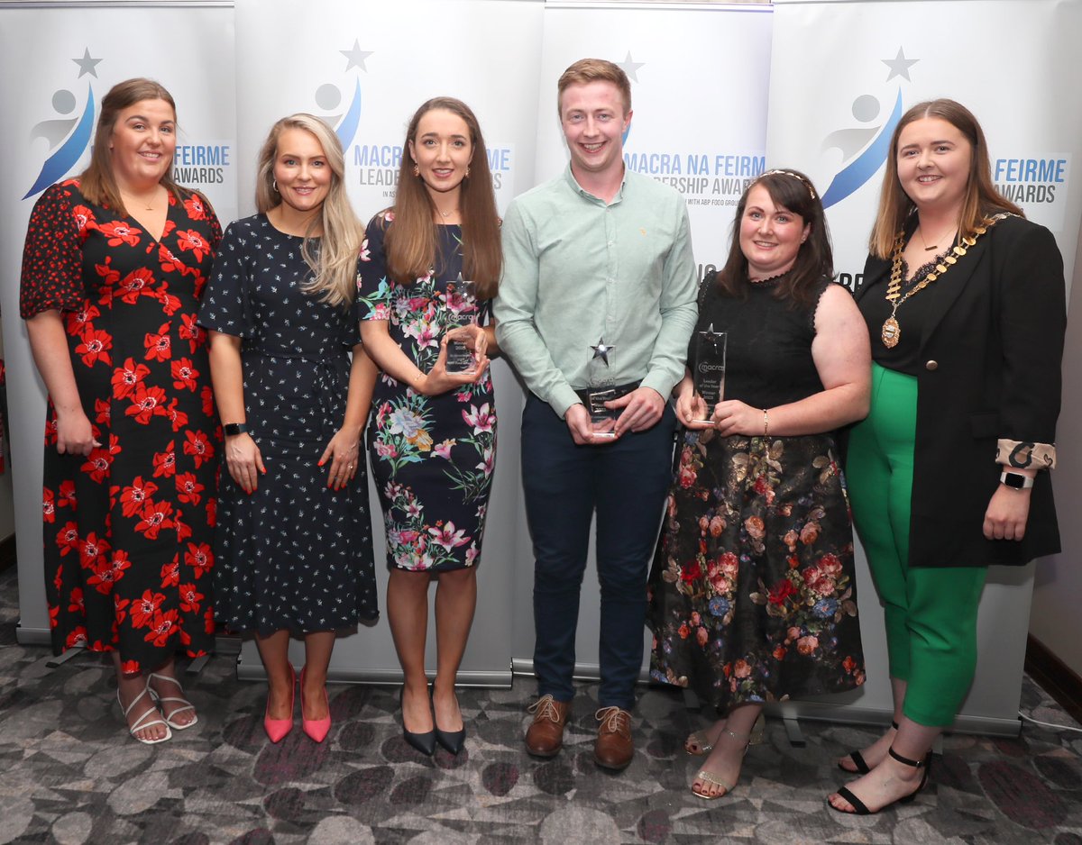 Macra na Feirme (@macranafeirme) on Twitter photo Congratulations to our 3 Leader of the Year Winners - Christine O’Neill, John Duffy, and Joanne Cushen 🌟
Congratulations to all who participated in this year’s awards 👏🏼👏🏼
A special thank you to <a href="/AbpFoods/">ABP Foods</a> for their continued support and sponsorship of these awards 💙
#Macra Congratulations to our 3 Leader of the Year Winners - Christine O’Neill, John Duffy, and Joanne Cushen 🌟
Congratulations to all who participated in this year’s awards 👏🏼👏🏼
A special thank you to <a href="/AbpFoods/">ABP Foods</a> for their continued support and sponsorship of these awards 💙
#Macra