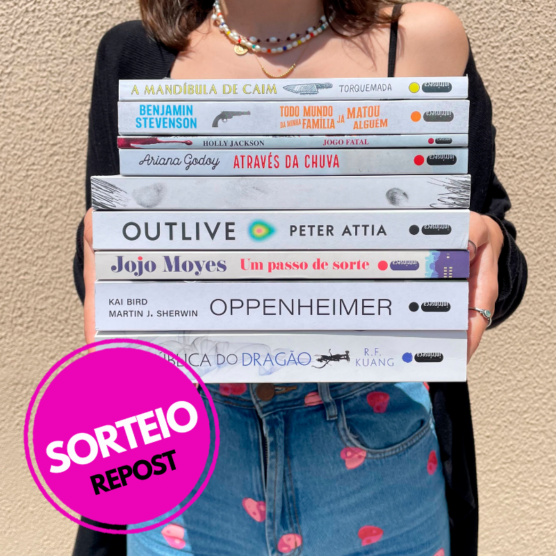 ⚠️ [REPOST]

Alerta de livros incríveis para complementar sua estante!

Confira o sorteio da semana de livros com lombadas brancas! 📖🤍

Siga o nosso perfil, dê RT neste post PUBLICAMENTE e preencha o formulário: bit.ly/3ZAbmhB 

Resultado: 26/09