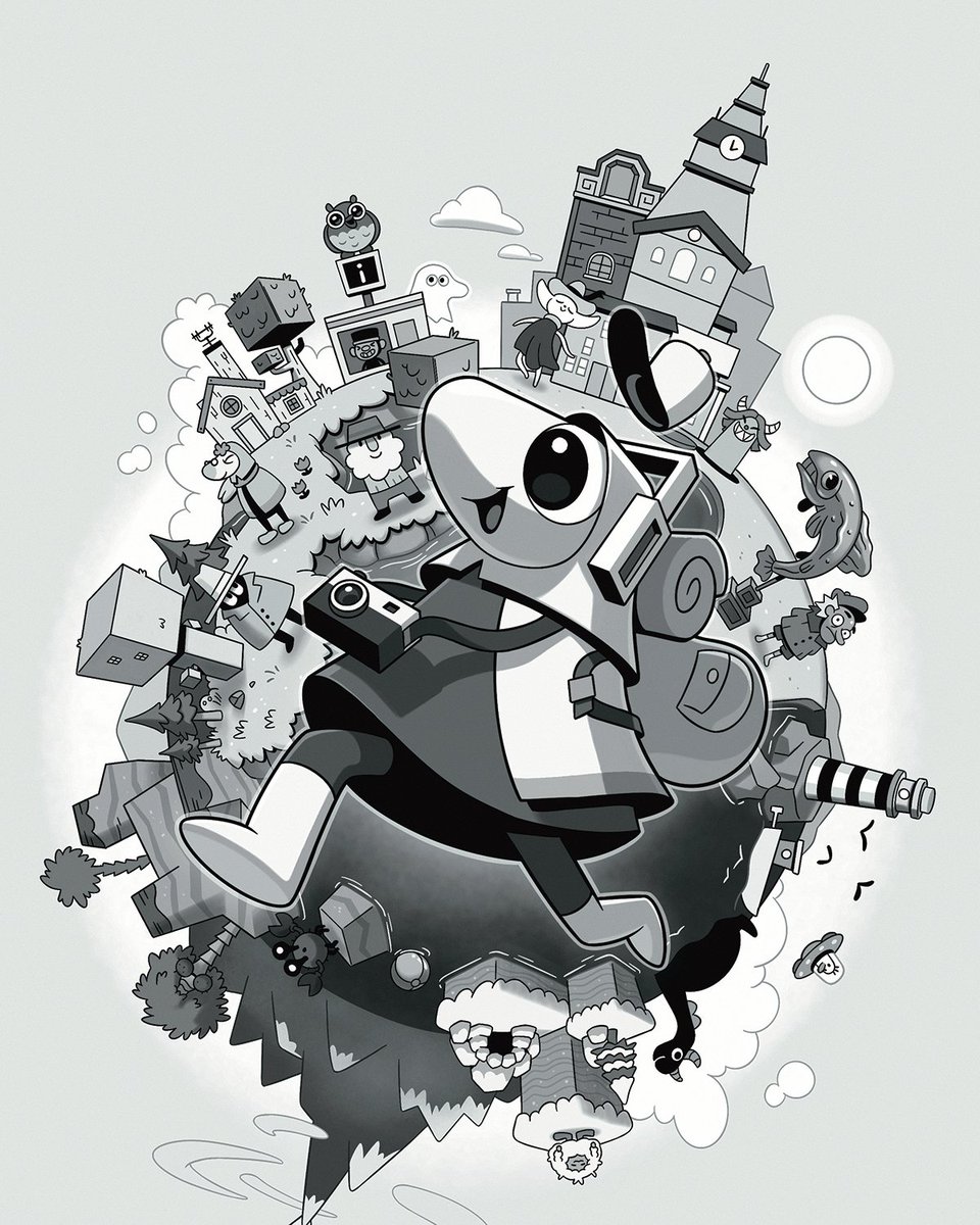 The cover art for our TOEM Physical Edition is cute and I like it, which is why I'm posting it today. 

Preorders are live on our site! 

🎨<a href="/actionhankbeard/">Nuri</a>