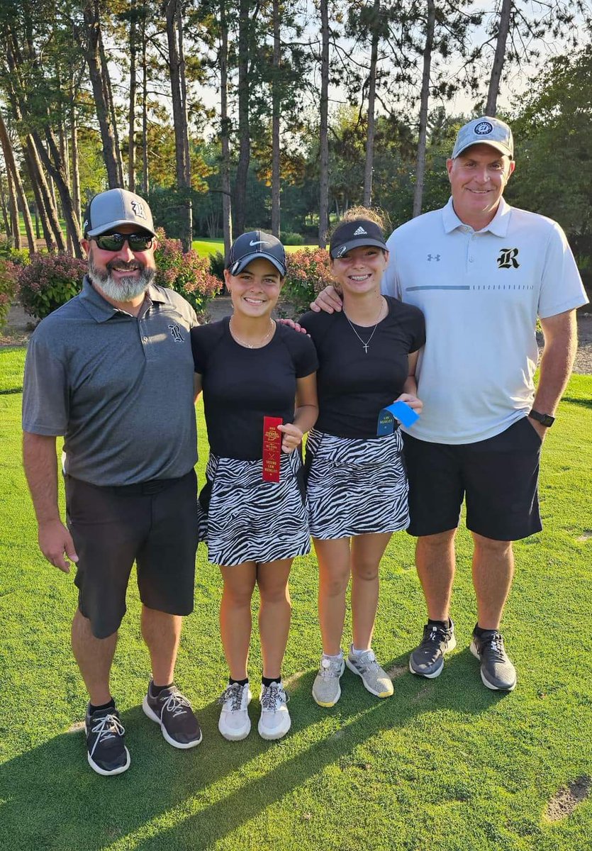 ZebraGolf's tweet photo. Olivia Bailey (1st place 72) and Ava Thomas (2nd place 76) both advance to the IHSAA STATE FINALS as individuals!

Bittersweet day though, Zebras miss going as a team by a few shots and our only senior, Payton Moore, closes out an awesome high school golf career! https://t.co/9Jr5txvUBl