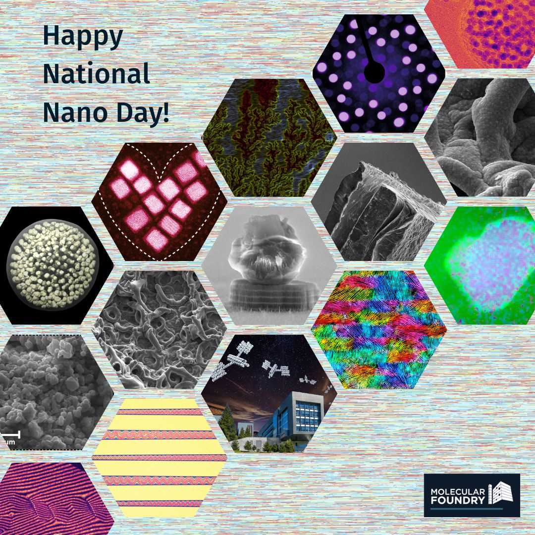 It's #NationalNanoDay! We celebrate on 10/9 because 1 nanometer is 10^-9 meters in scientific notation! 🔬✨ It's the science of the small, where atoms and molecules are the building blocks of innovation. #Nanotechnology #Innovation
