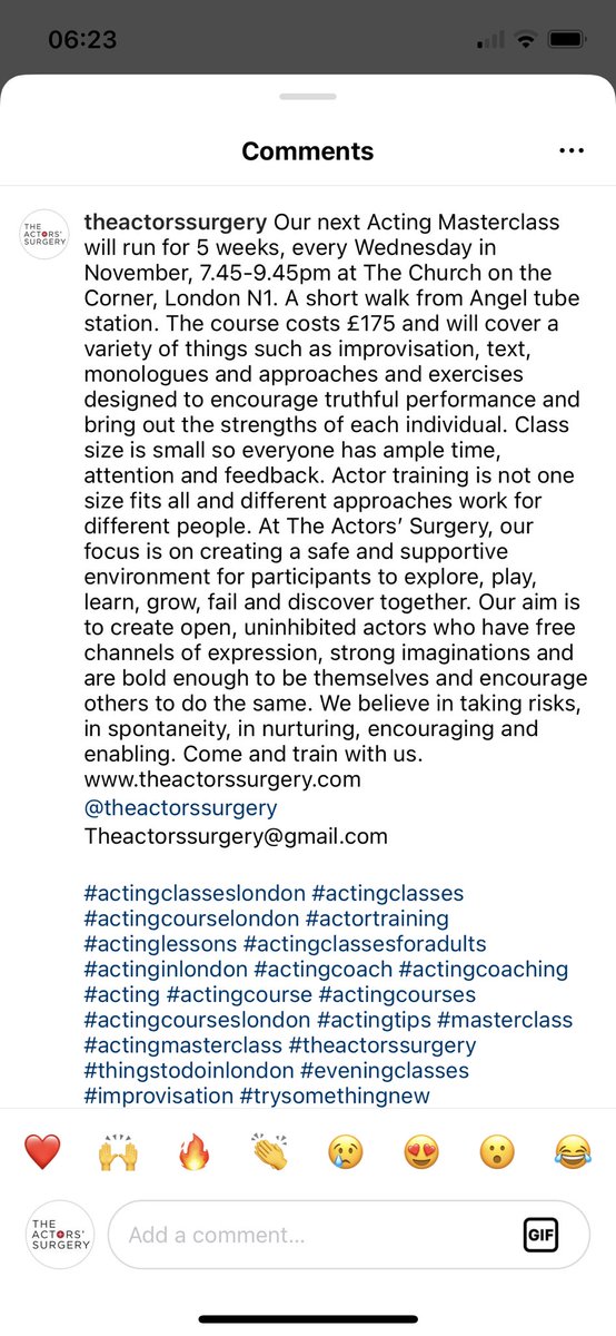 The Actors' Surgery tweet media