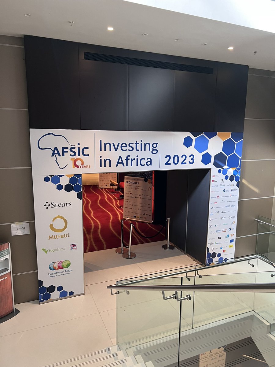 AngellahKhamala's tweet photo. LIVE and on location at this year’s #AFSIC2023 in #London 🇬🇧! @FSDAfrica is one of the proud sponsors of the biggest gathering of investment opportunities, deal-doers and deal-makers for #Africa! @AFSICafrica https://t.co/JN9rS5KzUi