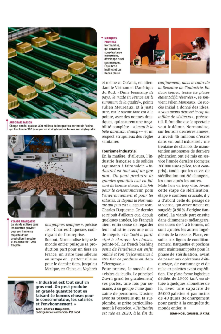 Dans son numéro 2764 du 28 septembre 2023, <a href="/LSA/">London Screen Academy</a> Magazine met en avant les PME et ETI françaises qui investissent dans leur outil industriel. 🇫🇷 🏭 🔧 🧑‍🔬
#NORMANDISEPetFood #MadeInFrance #BienêtreAnimal #ResponsabilitéEnvironnementale #VitrineIndustrieDuFutur #fierte