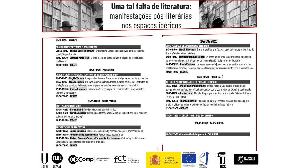 En dos semanas nos vemos en Lisboa!
En duas semanas vémonos en Lisboa!
Daqui a duas semanas vemo-nos em Lisboa!
Ens veiem a Lisboa en dues setmanes!
Bi aste barru, Lisboan elkartuko gara!
See you in Lisbon in two weeks! brandingthecanon.com/2023/10/08/uma…
#UTFL