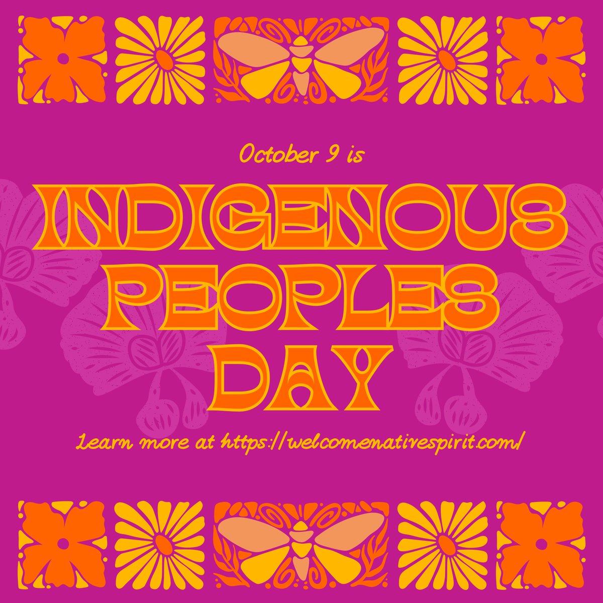 WelcomeNative's tweet image. 📷 Happy Indigenous Peoples Day 2023! 📷
Join us in celebrating Indigenous Peoples Day, and let's work towards a brighter and more just future for all. 📷 #indegenouspeoplesday #UnityInDiversity #welcomenativespirit