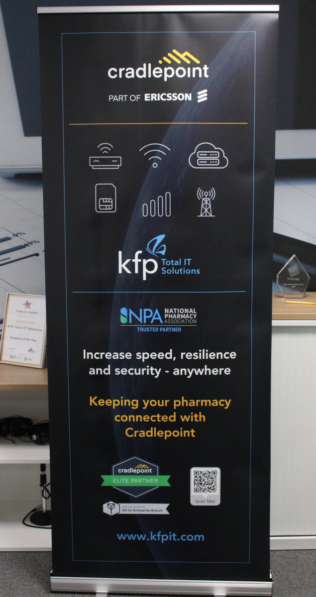 We're ready, are you?

We are looking forward to the Pharmacy Show at the NEC Birmingham this coming Sunday &amp; Monday (15-16 Oct) with our partner @cradlepointUK!

Contact us via our website kfpit.com

#PS23UK #PharmacyShow #Exhibition #Cradlepoint #WeAreRetail