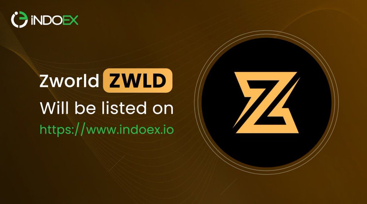 Indoex_LTD's tweet photo. Zworld(ZWLD) 
Upcoming listing on indoex
website: https://t.co/athcGutekE
Twitter : https://t.co/uLr0n8wXzw
Tg: https://t.co/Fd8S5eeUda
Visit :https://t.co/QZA9JUjpxb
Follow us on: https://t.co/7Po3C2eCnT 
@zworldcoin https://t.co/qJAAtLuGNJ
