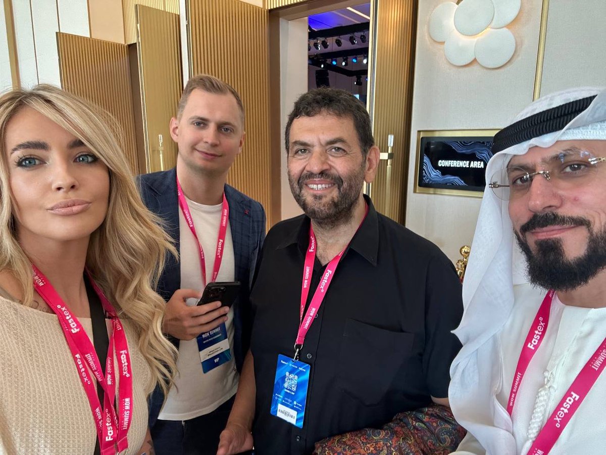 🇦🇪 These 2 days (Oct 8 &amp; 9), we are at <a href="/WOWsummitWorld/">WOW Summit</a> in Dubai

Nice to meet Sergei Khitrov of <a href="/BlLife_Forum/">Blockchain Life 2026</a> &amp; <a href="/ListingHelp_UK/">Listing.Help</a>, Mohamed Al Ali of Al Ali Holdings, and the <a href="/Bitcoin/">Bitcoin</a> pioneer <a href="/nickspanos/">Nick Spanos</a>