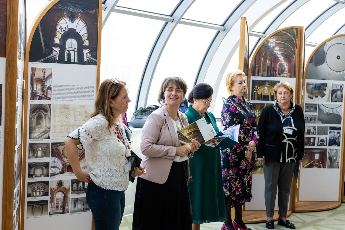 PatrimoniuRO's tweet photo. Between 4-7 of Octomber 2023, the delegation of the National Institute of Heritage participated in the 25th edition of the International Symposium “Monument - Tradition and Future” organised by the “Queen Marie” Iasi Municipal Museum. https://t.co/icUVdIHzFy