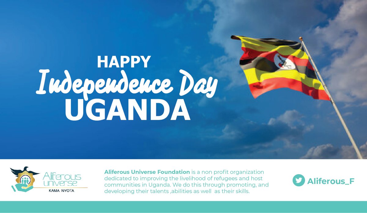 Oh Uganda!
May God uphold thee 
We lay our future in they hands 

Happy Independence Day Uganda