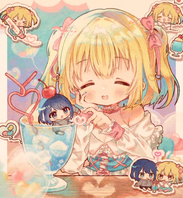 『ソーダ水さんVtuberやってたんですか!?』 とか『無断転載系かと思ったら本物でした』 とかたまにいわれるんですけどVtuberやってます…! 彼女ともどもよろしくお願いします 