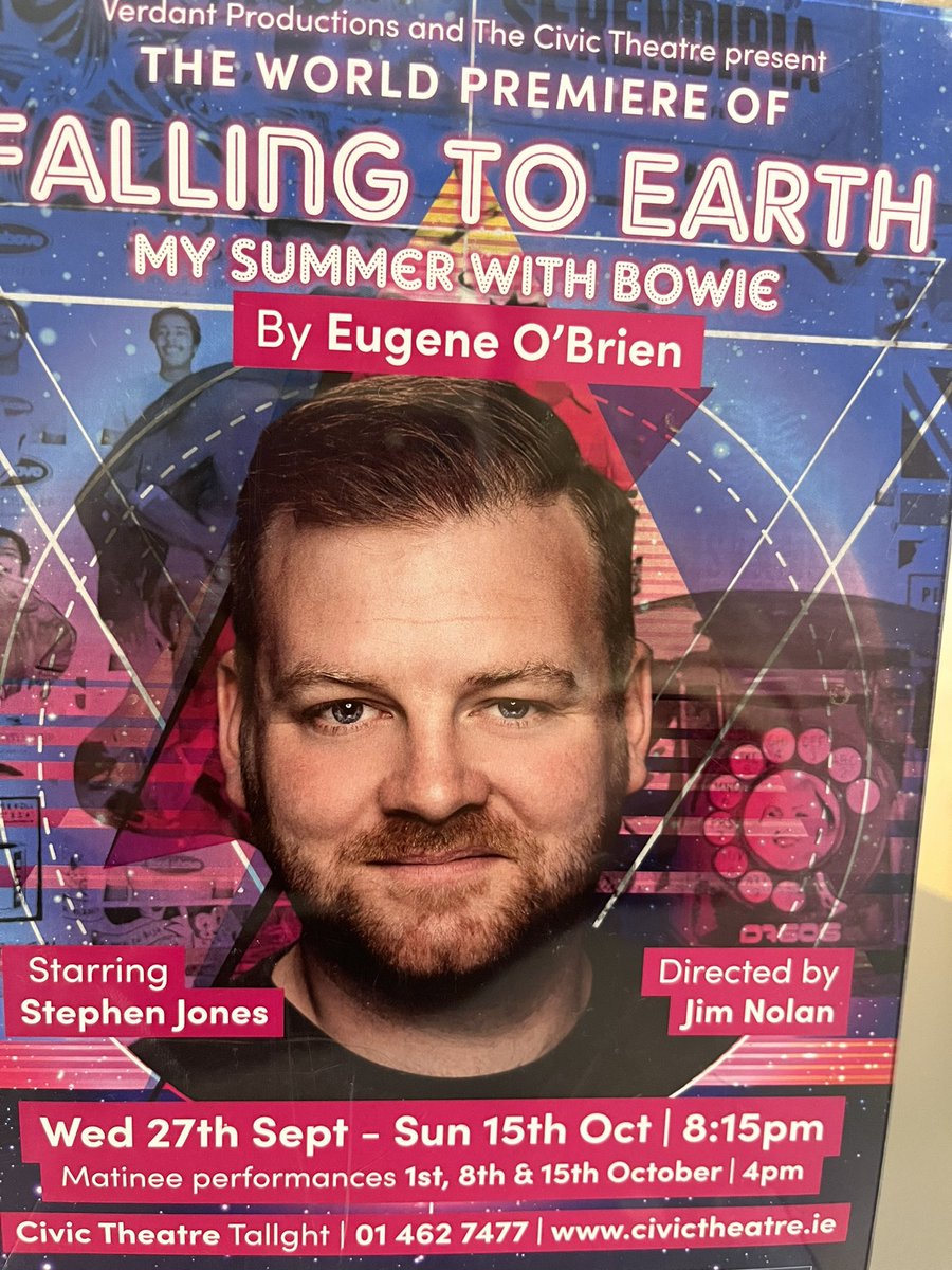 PaulineLogan's tweet photo. Loved the new play #FallingToEarth by Eugene O’Brien at @civictheatre for one more week. Captures small town life so well and outstanding solo performance by @1stejones https://t.co/tfKKHAGQ3Q