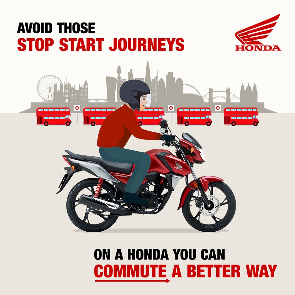 HondaUKBikes's tweet photo. On a Honda you can.....
Find a faster and more efficient way to commute.
Find out more - https://t.co/pbWZjvJNfo
#Honda
#HondaMotorcycles
#SH125
#CB125F
#Vision110 https://t.co/9m3P2brQxW