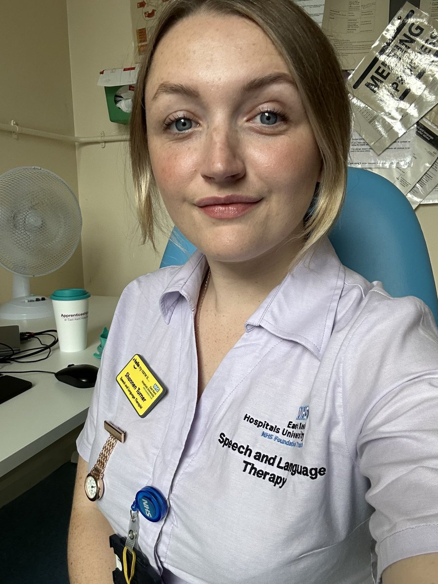 #hcpc registration ✔️ 
#band5 uniform ✔️ 
<a href="/RCSLT/">RCSLT 💙</a> member ✔️ 

….. and I’ve loved my first two months working as an #SLT at <a href="/EKHUFT/">East Kent Hospitals</a> 💙