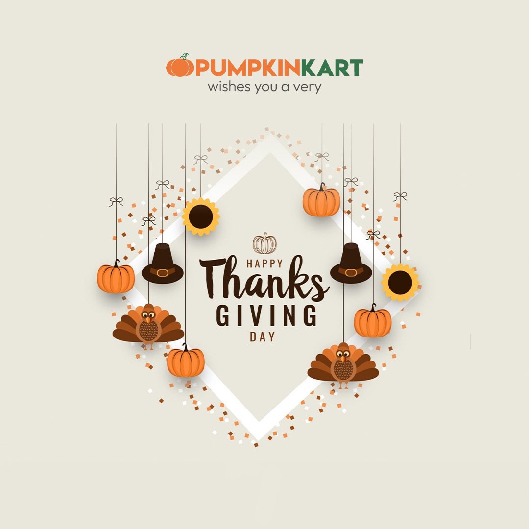 Pumpkinkart's tweet photo. We thank all our amazing customers 👥, vendors🧑🏻‍🍳, delivery heroes💪🏻, and well wishes for your support. Happy Thanksgiving to all.
.
.
.
#thanksgiving #grateful #pumpkinkart #fooddelivery https://t.co/2JI7Gabs0x