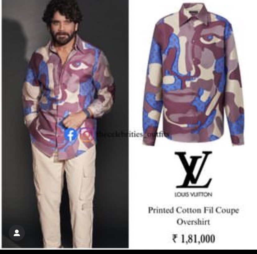 Louis Vuitton Printed Cotton Fil Coupe Overshirt