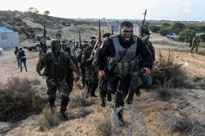 صورة الوحوش الذين اقتحموا مستوطنات غلاف غزة !!