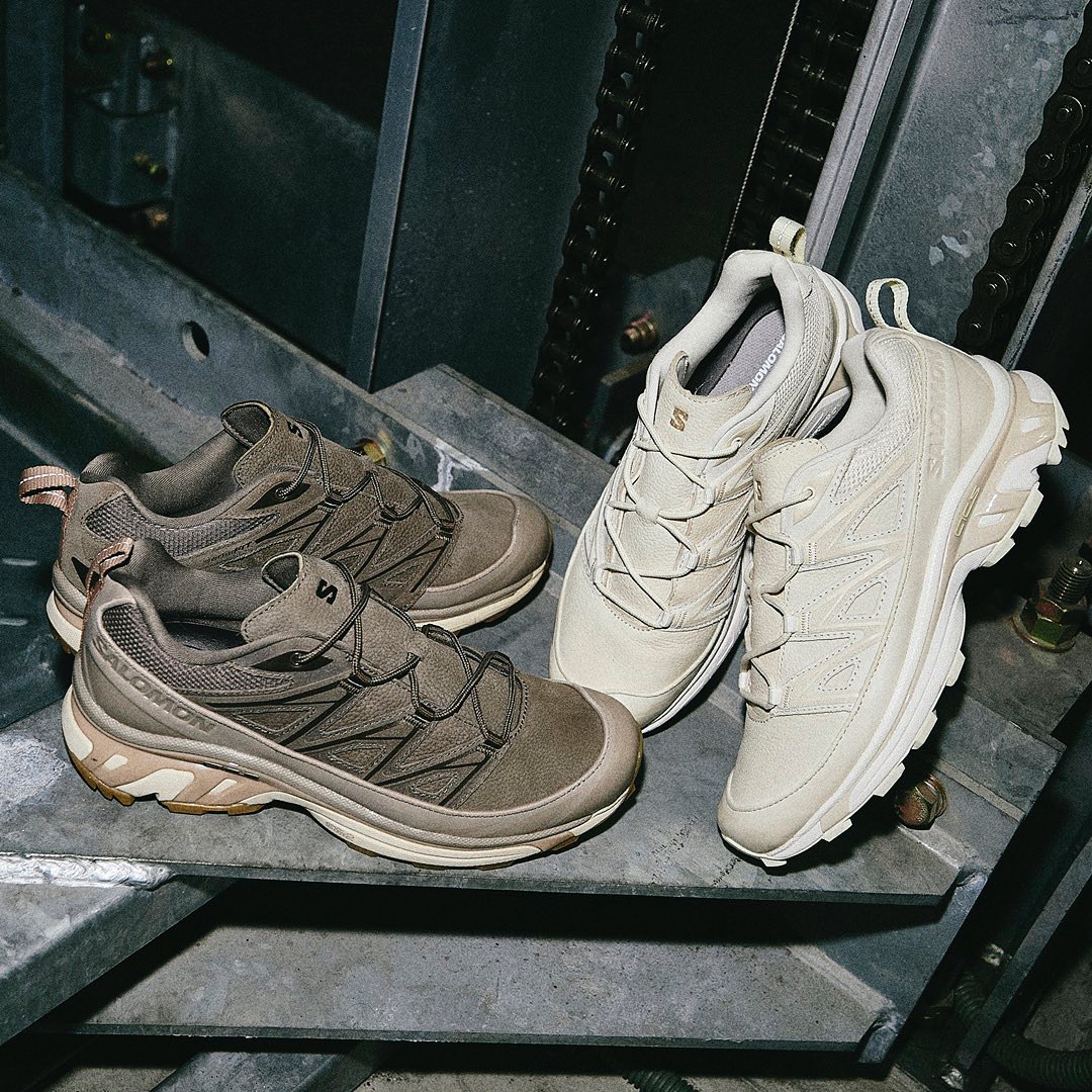 ロンジュン   ポラロイド 国内 10/13 発売】 SALOMON XT-6 EXPANSE LEATHER “VANILLA ICE/BUNGEE