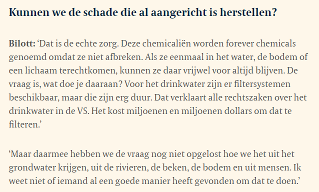 Belangrijk interview v <a href="/flooreel/">Floor Eelbode</a> met Amerikaans advocaat Billott. Er is veel schade aangericht door chemische bedrijven. Maar hoe herstellen we die? Intussen probeert de industrie met man &amp; macht de broodnodige REACH-hervorming van de EU tafel te duwen🤒

tijd.be/ondernemen/che…