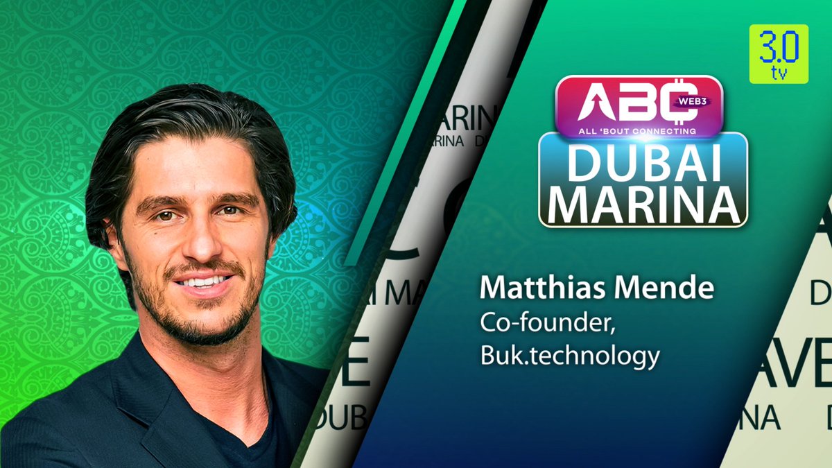 reallive3tv's tweet photo. Catch our exclusive interview with Matthias Mande at ABC Conclave Dubai Marina
.
.
Check out full coverage on https://t.co/0sICtoDB3X
.
.
#live3tv #3verse #crypto #cryptocurrency #bitcoin #ethereum #cryptonews #cryptocurrencynews #blockchain #dubaimarina #web3conclave #abc #allaboutconnecting #event #web3event #ABCWeb3 #ABCDXB #ABCConclave #AllBoutConnecting #ABCDubai @abc_conclave