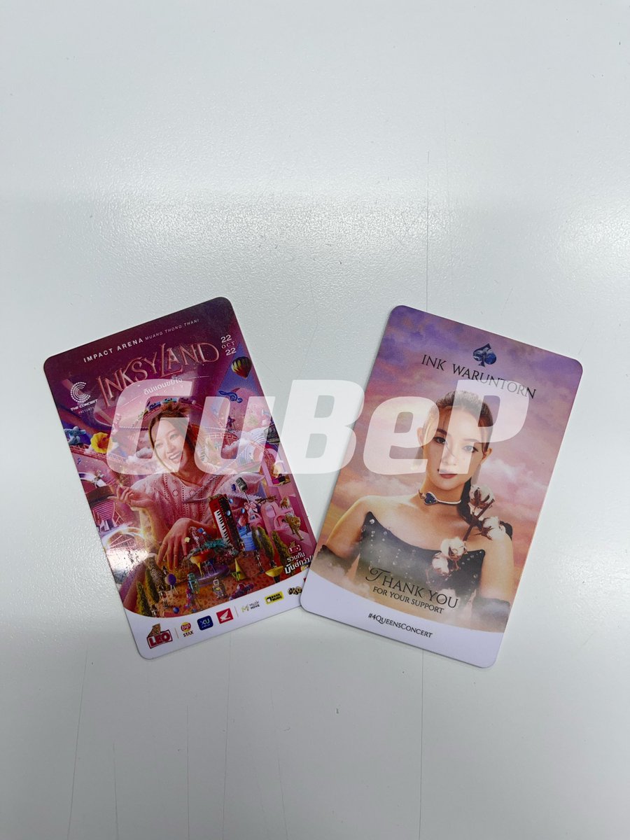 GuBeP's tweet photo. ปล่อยบัตรแข็งน้องอิงค์ ใครสนใจ DM มาได้นะคะ 

#4QueensConcert 
#InkWaruntorn https://t.co/y2qBsF79Jv