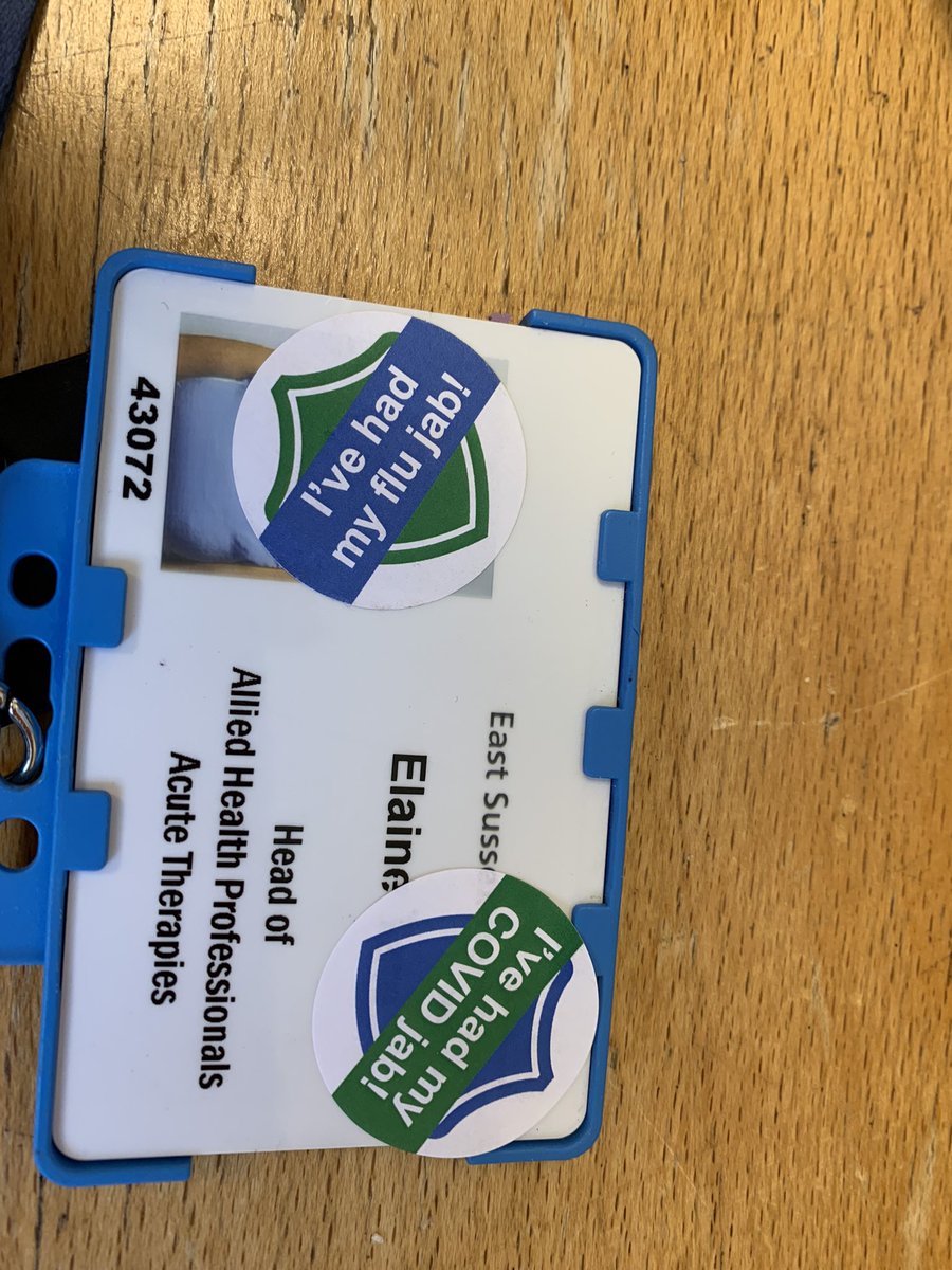 COVID now booster done !!!  That’s me sorted 👏🏻👏🏻 Are you protected too ??  Drop ins available at CQ this week Monday 9th-15 committee room and EDGH Flemming house w/c Monday 16th-22nd October @ESHT_CHIC <a href="/ESHTNHS/">East Sussex Healthcare NHS Trust</a>