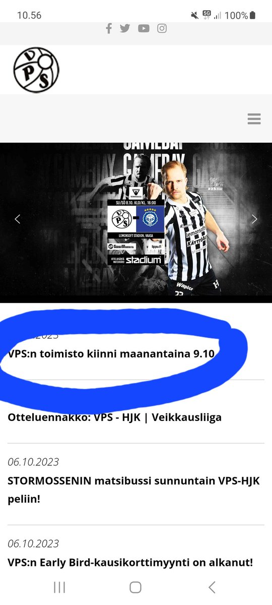 tietsu75's tweet photo. Kas, VPS:n toimisto kiinni tänään. 😂 #veikkausliiga @Byyri #pronssi
#90+4 https://t.co/3MXpfRFDK7