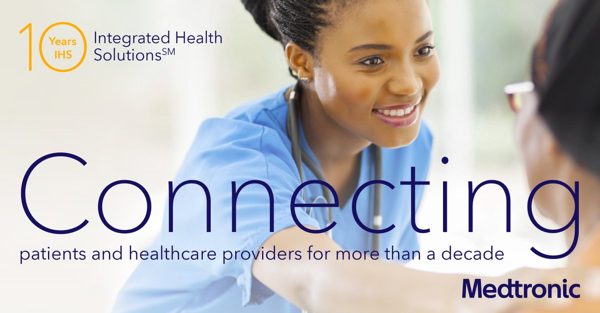For the past decade, Medtronic Integrated Health Solutions has been connecting patients to high-quality healthcare and medical leaders with a common goal of enhancing patient care.

#10YearsofIHS #10YearsofTransformingCare

bit.ly/3LUt7m5