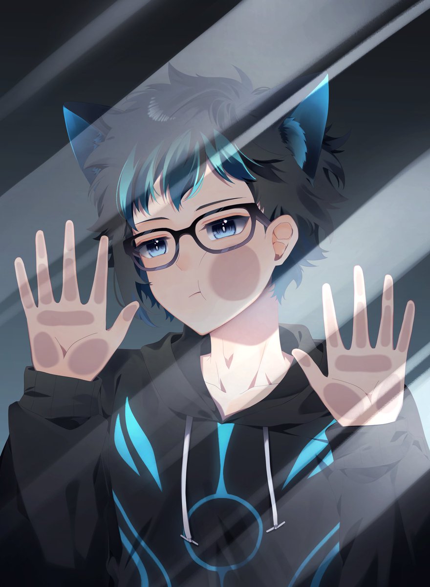 Shoutout to <a href="/akanichiyu/">Aka 🍞 DM ERROR (Please contact me on Instagram)</a> for this amazing art of my model. Now I can be on both sides of the screen 🫣

#VtubersEN #art