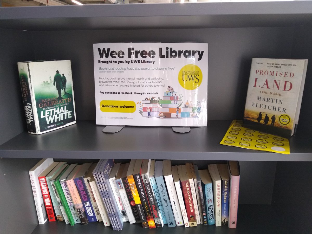 uwslib's tweet image. Have you found our Wee Read Libraries yet? Located in and around our campus libraries, these are collections of free books for everyone to take away to read, keep, pass on, or return for someone else to enjoy.  #weeread #uwslibrary t.ly/4gxBF