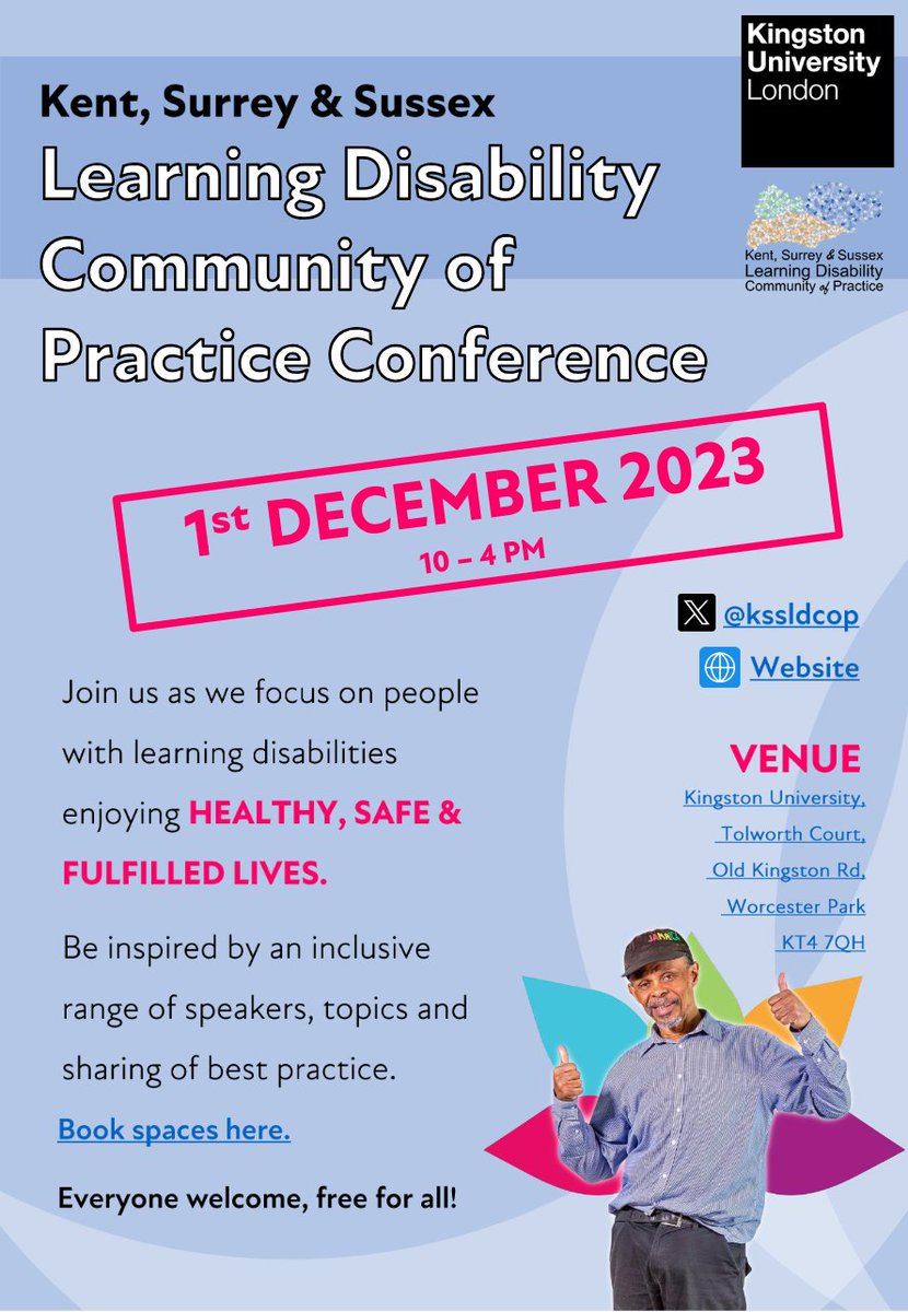 Heads up!
With contributions from user lead organisations, practitioners and researchers, presenting their work associated with enabling people with learning disabilities to live healthy, safe and fulfilled lives...
<a href="/kssldcop/">KSSLDCOP</a>
