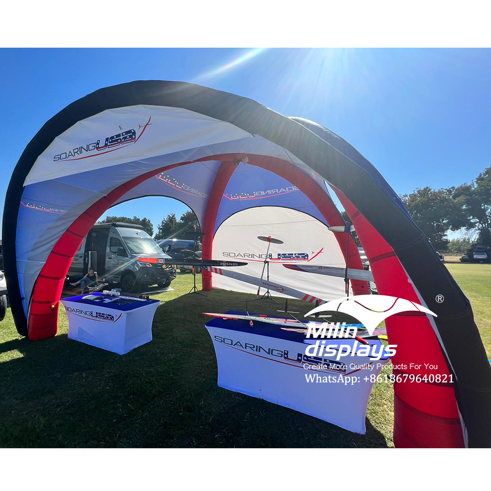 Milin 6x6m baranded inflatable tent

Perfect for any outdoor marketing event!
#inflatabletent #advertisingtent #eventtent #airtent #blowuptent #airmarquee #inflatablecanopy #inflatablemarquee #inflatablecanopytent #tradeshow