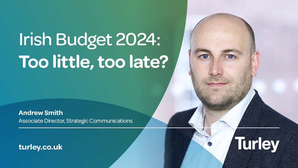 With the Irish #Budget2024 due to be announced tomorrow, Associate Director, Strategic Communications, Andrew Smith shares his thoughts on whether the coalition Government has done enough to progress #housing: turley.co.uk/comment/irish-…