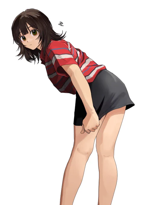ぼさっとした髪描きたかっただけ 