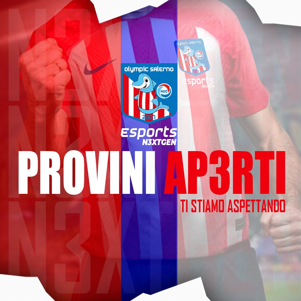 🚨Apriamo i provini nei ruoli:

- GK

🎮Piattaforma: NEXTGEN

💿Gioco: FC 24

🕙Disponibilità: 
- Dal Lunedì al Giovedì
- Dalle 22,00 alle 00,00

🏟️MODULO UTILIZZATO: 3-4-1-2